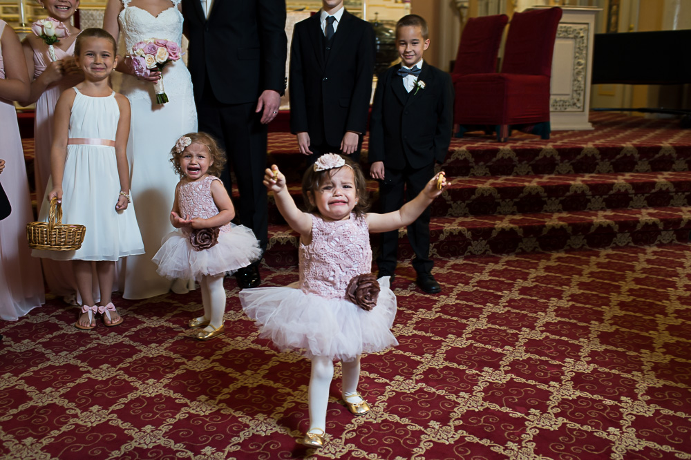 Extremely adorable children at the wedding.